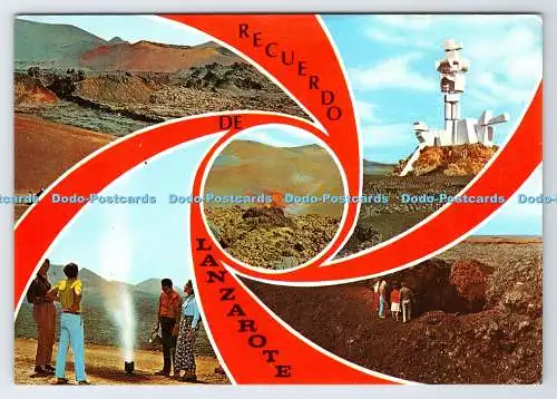 D337338 Recuerdo de Lanzarote. Las Afortunadas. Multi View