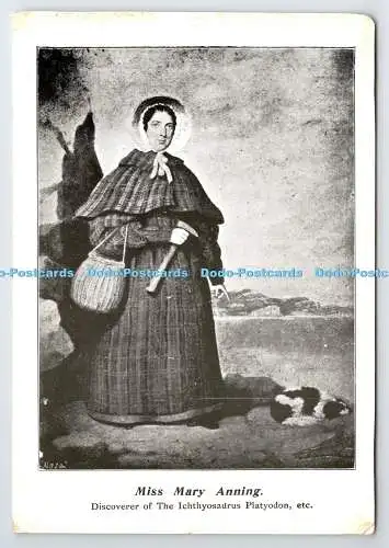 D339302 Miss Mary Anning. Entdecker des Ichthyosadrus Platyodon. Philpot Mus
