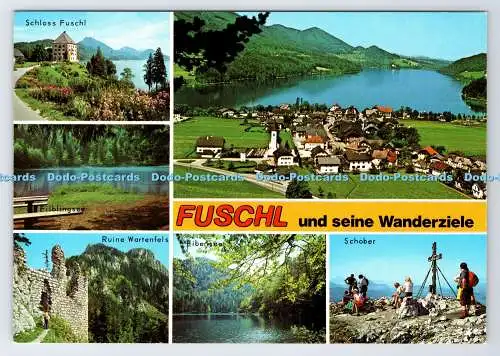 D337373 Fuschl. Und Seine Wanderziele. Ruine Wartenfels. Risch Lau. Multi View