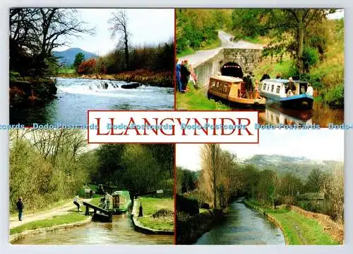 D339340 Llangynidr. Winterszene von Mon und Brec Kanal. J. Arthur Dixon. A.J. C
