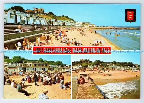D339354 Grüße vom Naze Beach. Walton on Naze. Super Card. Küstenfarbe. M