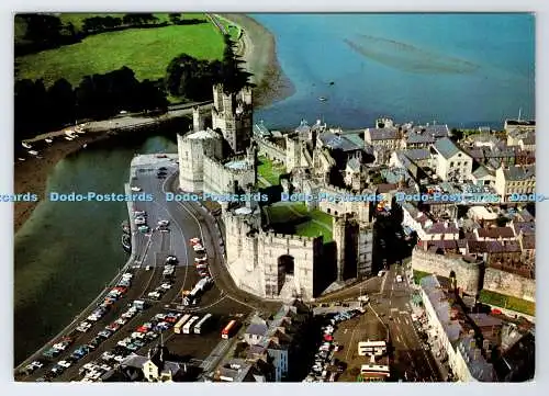 D339375 Caernarvon Castle From The Air. J. Arthur Dixon