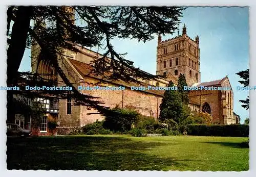 D337410 Tewkesbury Abbey von Abbey House Lawn. Colour Master. Mexichrome Process