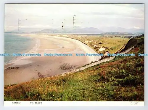 D339376 Harlech. Der Strand. Richter. C. 1305. PM. Porthmadog. Gwynedd. 1978