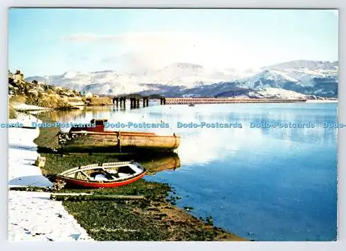 D339378 Barmouth-Mündung im Winter. J. Arthur Dixon. R. W. Jones
