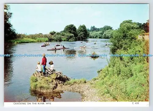 D339380 Kanufahren auf dem Fluss Wye. Richter. C. 432