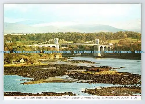 D339384 Llanfair. Menai Hängebrücke. Richter. C. 679