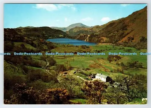 D339387 Llyn Gwynant mit entferntem Modell Hebog gesehen. Beddgelert. Gwynedd. J.