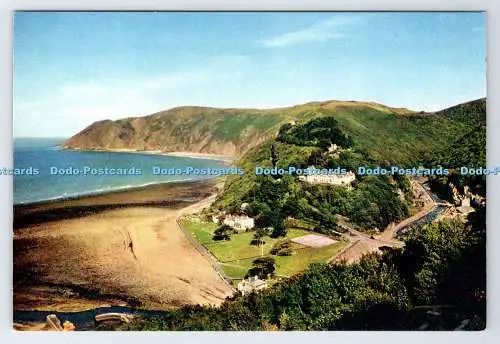 D337423 Lynton. Devon. Countisbury Foreland. Diese Aussicht vom Fairholm Hotel. J. A