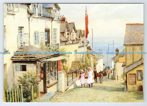 D337424 Clovelly. Die Post. Margaret Melville. Alfred Robert Quinton. Die