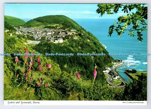 D337430 Lynton und Lynmouth. Devon. John Hinde. E. Ludwig