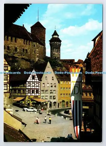 D339404 Nürnberg. Partie am Duren Haus Mit Burg. Schoning. Gebrüder Schmidt