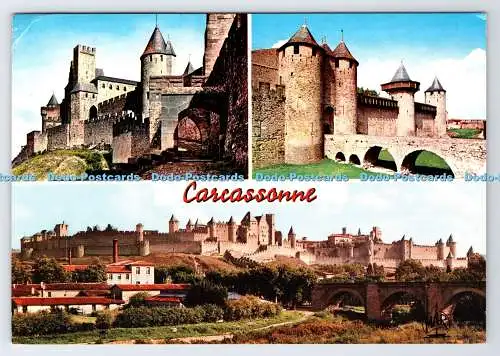 D337440 Carcassonne. Vue Generale. Mrz. Multi View