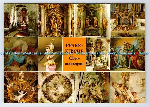 D339410 Pfarr Kirche Oberammergau. St. Peter und Paul. Foto Haag. Multi View
