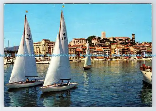 D337443 Cannes. Le Depart des Regates. Edug. Paris. 1967