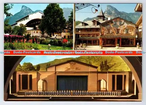 D339411 Passionsspielort Oberammergau. Dorfstraße. C. Schweizer. Multi View