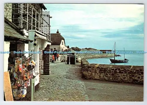 D339545 Somerset. Porlock Wehr. Hafenläden. Fotopräzision