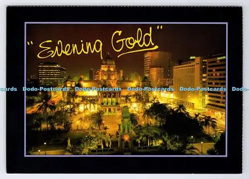 D337583 Durban. Rathaus. Abendgold. Kunstverlag. John Hone