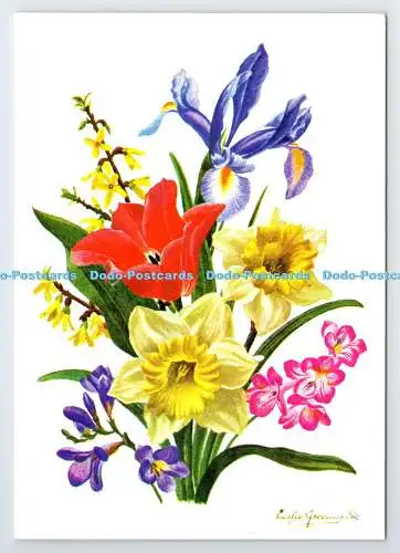 D339575 Frühlingsblumen. Leslie Greenwood. The Medici Society. London