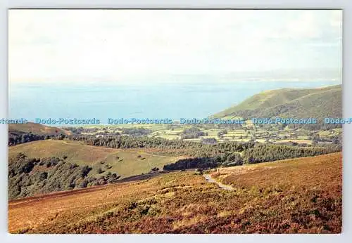 D339589 Porlock-Tal von Porlock Hill. J. Arthur Dixon. Newport. I.W. England