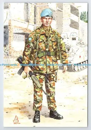 D339593 Corporal Rainey MC 2nd Battalion The Royal Anglian Regiment. Bosnien. Ali