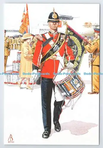 D339594 Seitentrommler. Führender Kipper. 1st Battalion The Royal Anglian Regiment.