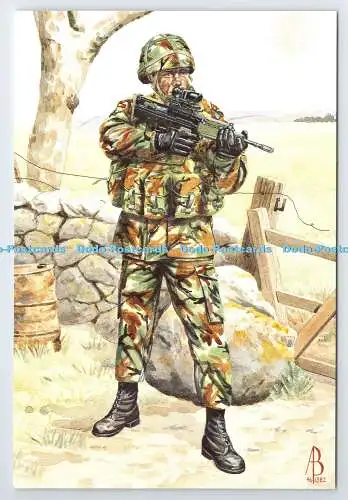 D339596 Privat. 1.Bataillon. Das Royal Anglian Regiment Nordirland. Ali