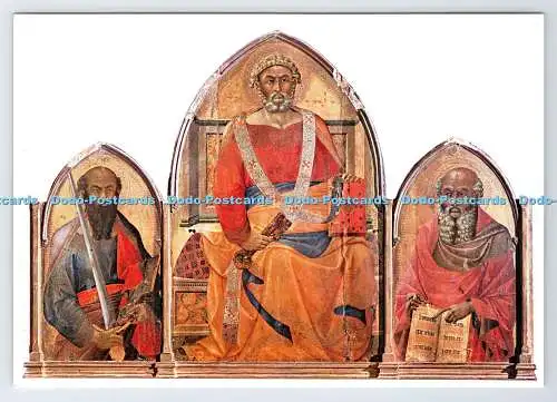 D337625 Ugolino Lorenzetti. Trittico Ligneo. S. Pietro con S. Paolo e S. Giovann
