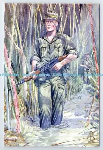 D339616 Privat. 1st 3rd East Anglian Regiment. Malaya. Die ehemaligen Regimenter. Al
