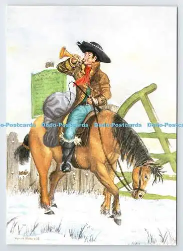 D339620 montierter Postboy. Richard Blake und das National Postal Museum. Das Haus der