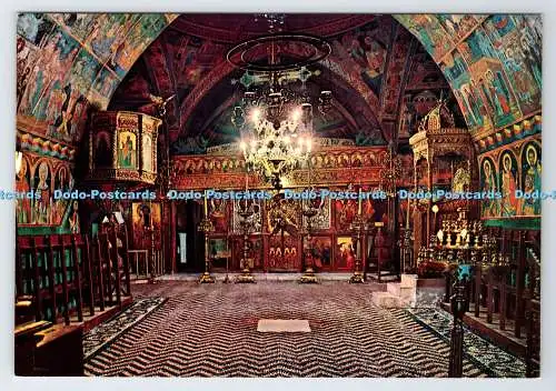 D337653 Rhodos. Lindos. Innenraum der byzantinischen Kirche der Heiligen Jungfrau. M.