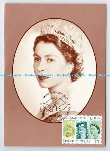 D339631 Diese Postkarte wird zeitgleich mit der Museumsausstellung The 60th