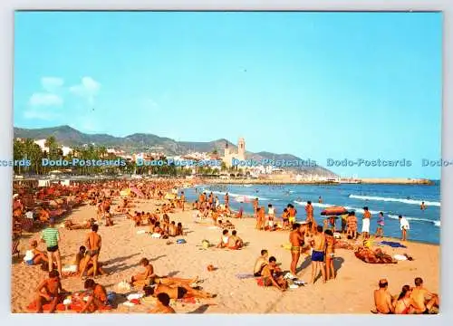 D337665 Sitges. Costa Dorada. Playa de San Sebastian. A. Campana. Kolorham