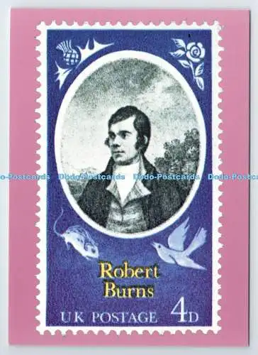 D339655 Robert Burns. Mann der Buchstaben. Nationales Postmuseum. London. Fulmar Col
