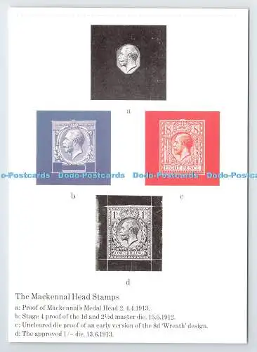 D339659 Briefmarken The Mackennal Head. Nationales Postmuseum