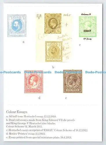 D339660 Farben Essays. 3D Halbton Hentschel Essay. Nationales Postmuseum