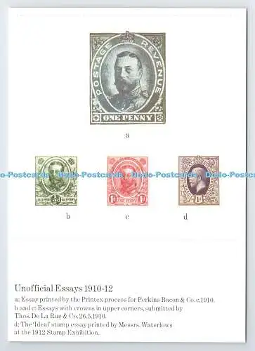 D339662 Inoffizielle Essays. Nationales Postmuseum