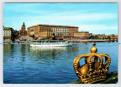 D337689 Stockholm. Der Königspalast. Giovanni Trimboli. Almqvist und Wiksell Alm