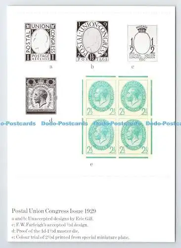 D339669 Postal Union Congress Issue. Nationales Postmuseum