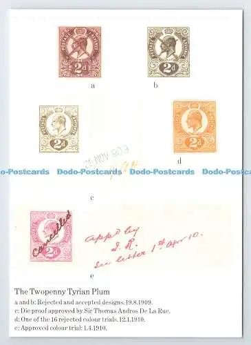 D339670 The Twopenny Tyrian Plum. Nationales Postmuseum