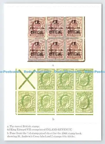 D339672 Die seltensten britischen Briefmarken. König Eduard VII. Nationales Postmuseum