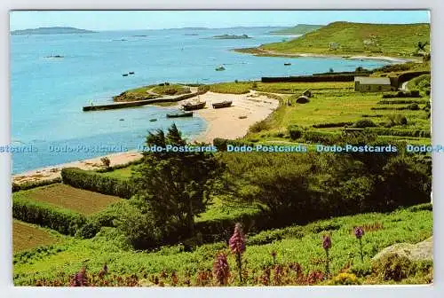D337709 Scilly. Bryher. Von Watch Hill. F. E. Gibson. Naturfarb-Fotoserie