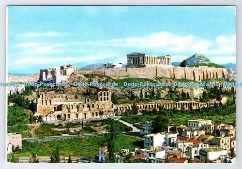 D337728 Athen. Die Akropolis aus dem Philopappos-Denkmal. E. Tzaferis. Hannib