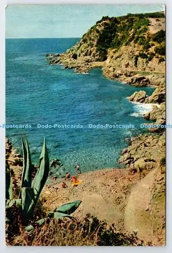 D339704 Lloret de Mar. Costa Brava. Das klare Wasser von Cala Banys. J. Ubach Pui