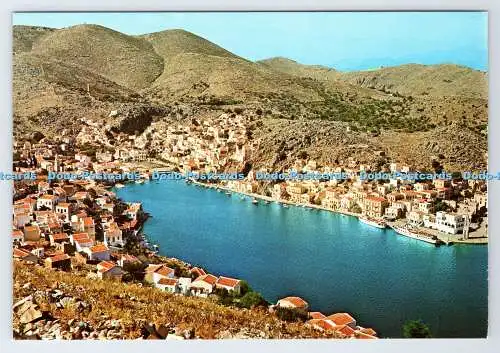 D337743 Symi. Gesamtansicht. Kozas