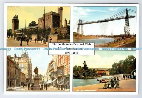 D339754 The South Wales Postcard Club. 20th Anniversary. Der See. Cardiff Castl