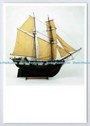 D339781 Modele de Brick Goelette Emma. Ville de Nantes. Musee du Chateau des Duc