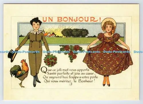 D339789 Un Bonjour. Korrespondenz. Comptoir de Famille