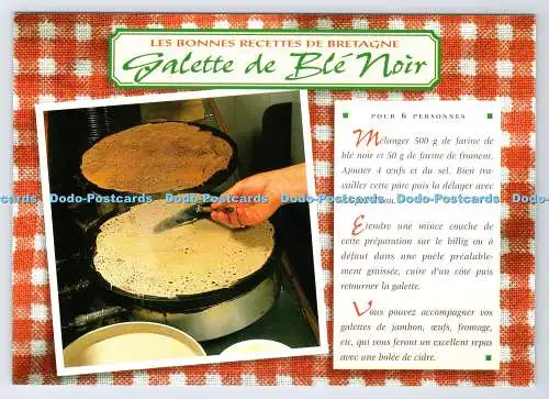 D339794 Les Bonnes Recettes de Bretagne. Galette de Ble Noir. Wagenheber