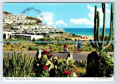 D337844 Gran Canaria. Playa de San Augustin. John Hinde. Benitez Hermanos. E. Lu